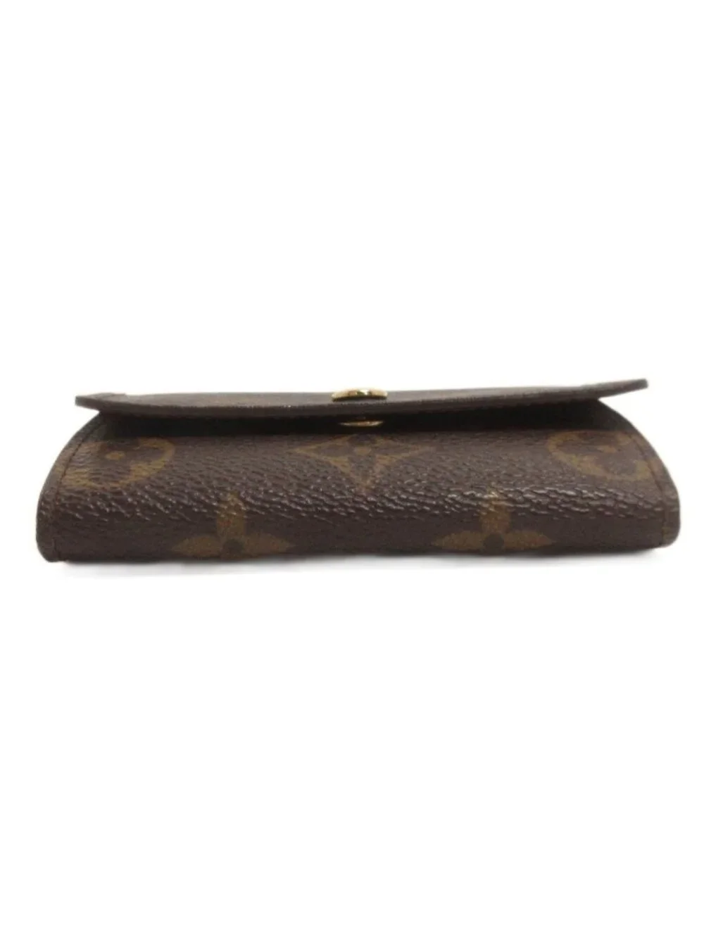 Louis Vuitton Coin Purse Porte-Monnaie Plastic Monogram Canvas Brown